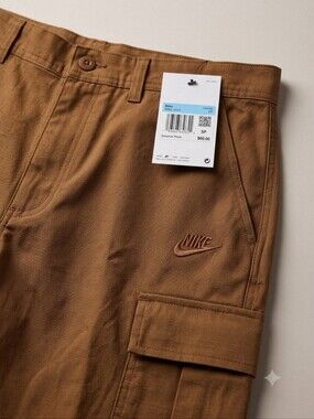 Nike Sportswear Essentials Woven Cargo Shorts Ale Brown FN3517-281 Mens 32